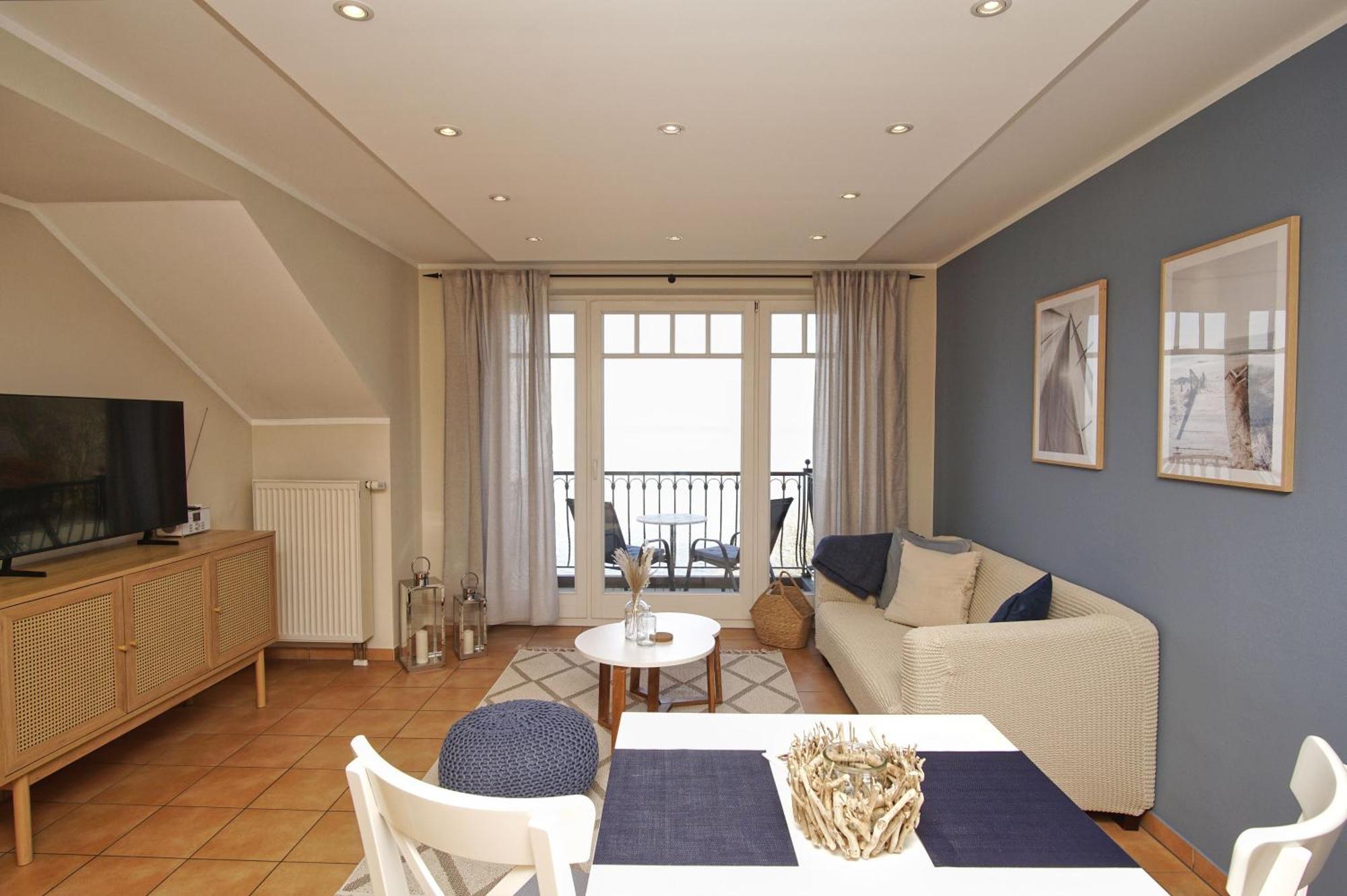 Ferienwohnung Mit Traumhaftem Meerblick - Haus Am Meer Fewo 10 Lohme Bagian luar foto